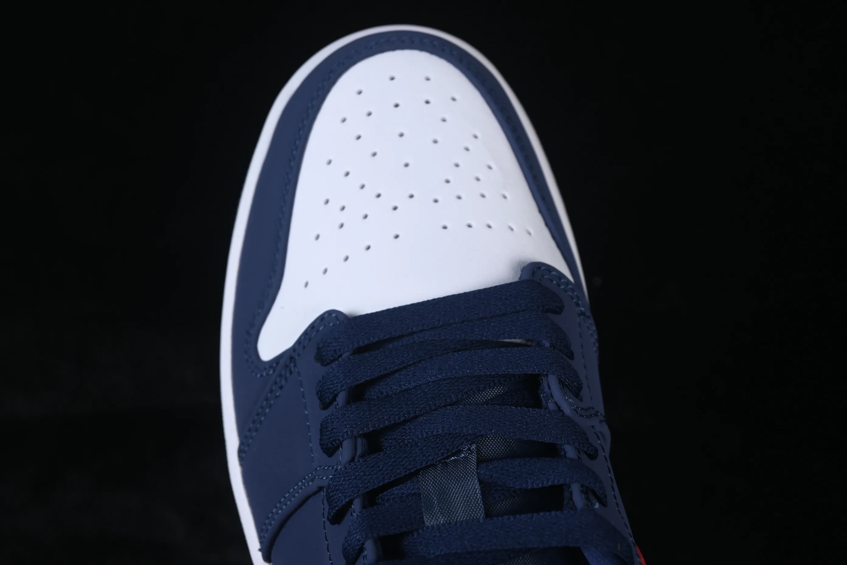 All categories Air Jordan Jordan series basketball shoes Air Jordan 1 Low G version pure original Air Jordan 1 Low AJ1 Joe 1 Patriot blue and red low-top cultural and leisure sports sneakers CZ8454-400